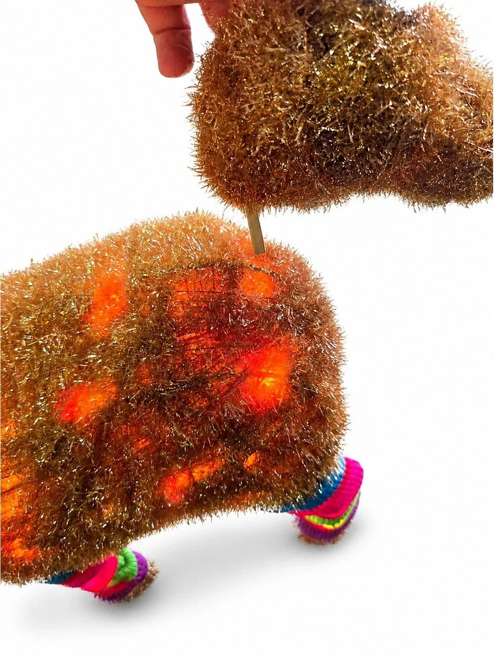 Wondershop Target Lit Tinsel Llama Christmas Yard Decor 32
